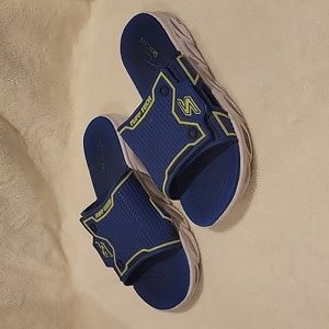 Skechers S-Lights Turf Tech Sandal Slide - Boys Size 1
